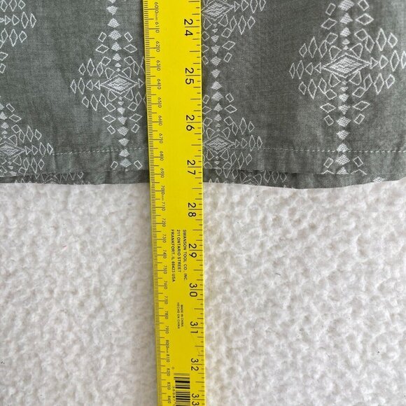 Billabong Sundays Jacquard Button-Up Casual Shirt in Sage Mens Size Large - Picture 9 of 16